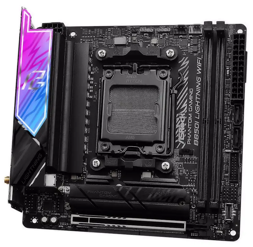 Montaje Placa Base ASRock B850I Lightning WiFi Gaming PC Ajalvir Informático Ajalvir - Montaje Placa Base ASRock B850I Lightning WiFi Gaming PC Ajalvir