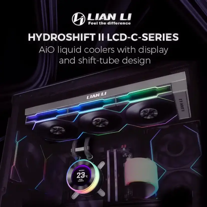 Montaje Refrigeración Líquida LIAN LI Hydroshift II LCD Gaming PC Ajalvir Montaje Refrigeración Líquida LIAN LI Hydroshift II LCD Gaming PC Ajalvir